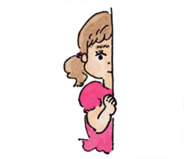 pretty funny little sisters sticker #681232