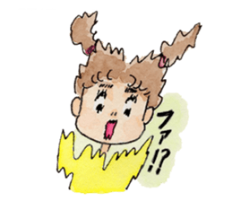 pretty funny little sisters sticker #681237