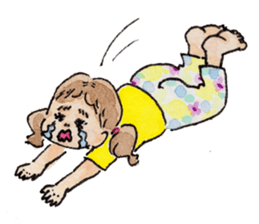 pretty funny little sisters sticker #681238