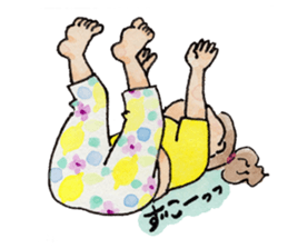 pretty funny little sisters sticker #681239