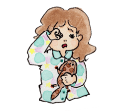 pretty funny little sisters sticker #681241