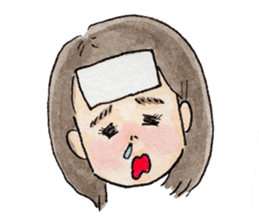 pretty funny little sisters sticker #681248