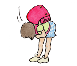 pretty funny little sisters sticker #681255