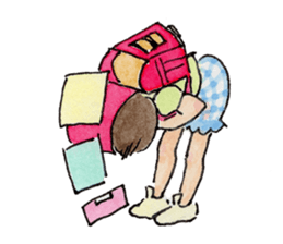 pretty funny little sisters sticker #681256