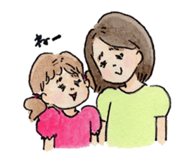 pretty funny little sisters sticker #681263