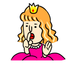 So cute!! Funny Princess sticker #681804