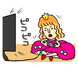 So cute!! Funny Princess sticker #681810