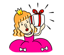 So cute!! Funny Princess sticker #681811
