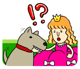 So cute!! Funny Princess sticker #681814