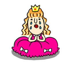 So cute!! Funny Princess sticker #681817