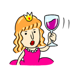 So cute!! Funny Princess sticker #681820