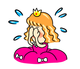 So cute!! Funny Princess sticker #681822