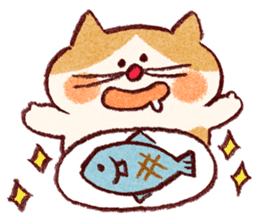 Cute cat and mouse sticker #681842