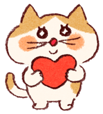 Cute cat and mouse sticker #681849