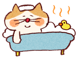 Cute cat and mouse sticker #681851