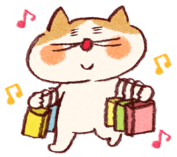 Cute cat and mouse sticker #681859