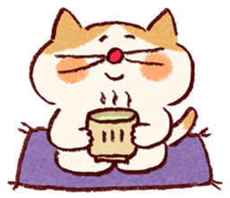 Cute cat and mouse sticker #681862