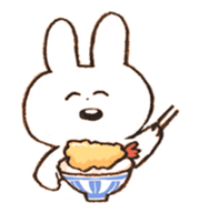 A sticker of  'Gluttonous Rabbit'. sticker #681891