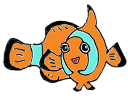 Merry sea friends sticker #682386