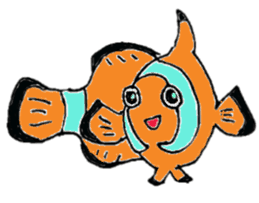 Merry sea friends sticker #682386