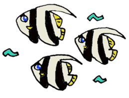 Merry sea friends sticker #682393