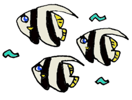 Merry sea friends sticker #682393