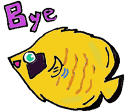 Merry sea friends sticker #682394