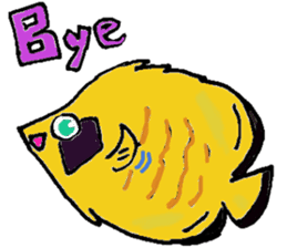 Merry sea friends sticker #682394