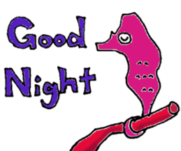 Merry sea friends sticker #682395