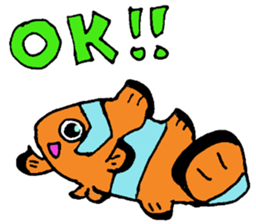 Merry sea friends sticker #682409