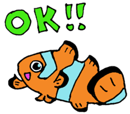 Merry sea friends sticker #682409