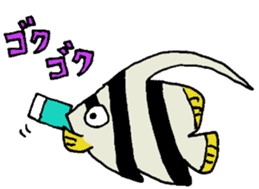 Merry sea friends sticker #682418