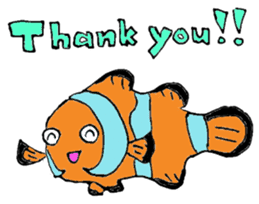 Merry sea friends sticker #682421