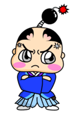 Puni Samurai (English version) sticker #682484