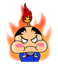 Puni Samurai (English version) sticker #682485