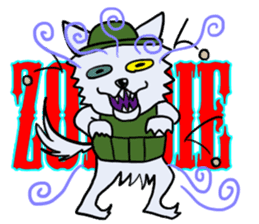 Wolf which a survival game likes sticker #682568