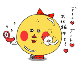 Bowling ball girl sticker #682694