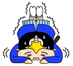 Puni Samurai sticker #682977