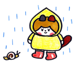 Fat cat girl sticker #683241