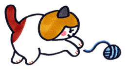 Fat cat girl sticker #683261