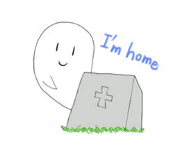 GHOST STICKER sticker #683593