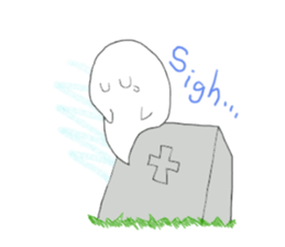 GHOST STICKER sticker #683596