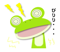 Cute frog, Lily. sticker #683698