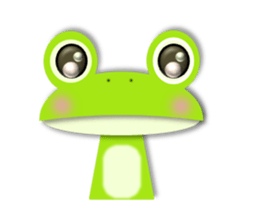 Cute frog, Lily. sticker #683703