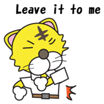 Hot blood Toranii English version sticker #683907