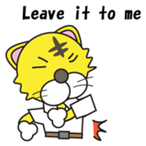 Hot blood Toranii English version sticker #683907