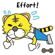 Hot blood Toranii English version sticker #683911