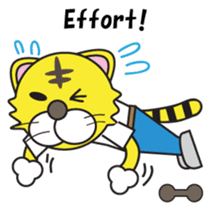 Hot blood Toranii English version sticker #683911