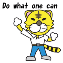 Hot blood Toranii English version sticker #683916