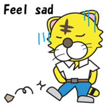 Hot blood Toranii English version sticker #683917